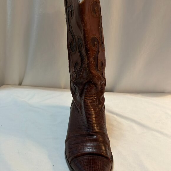 Nine West Romnee Leather Cowboy Boot Womens size 9.5 M - Picture 3 of 10